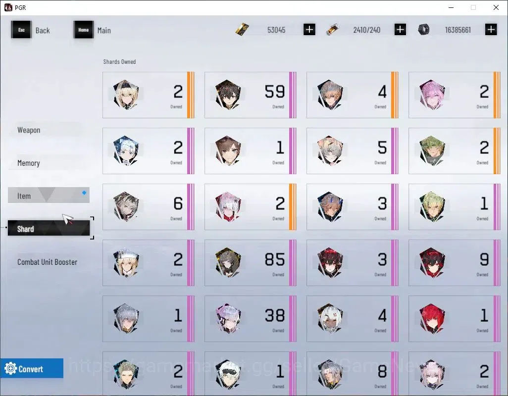 Punishing: Gray Raven Accounts Asia|Lvl 86|53K BC+19,7K YC+10,2K BlueC|SSS Secato image 10