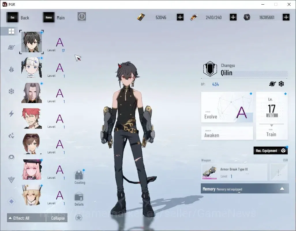 Punishing: Gray Raven Accounts Asia|Lvl 86|53K BC+19,7K YC+10,2K BlueC|SSS Secato image 5