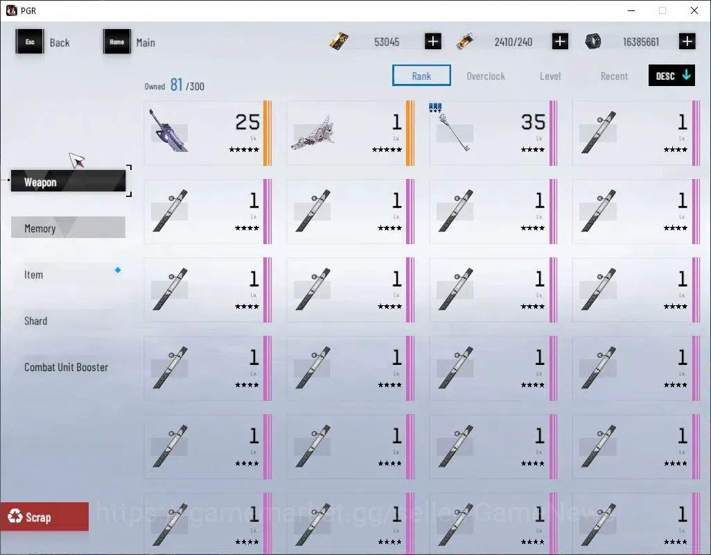 Punishing: Gray Raven Accounts Asia|Lvl 86|53K BC+19,7K YC+10,2K BlueC|SSS Secato image 7