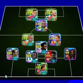 eFootball Accounts Legends & Iconic Players Android|Power 3181|6Epic Gareth Bale,Thiago Alcantara,E.Cantona,David Seaman|8