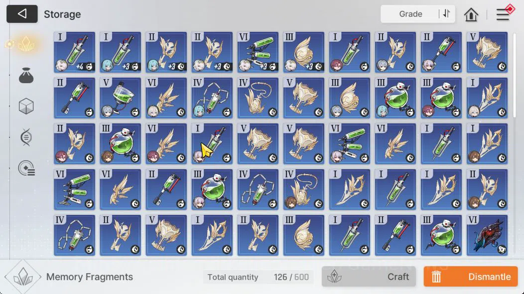 Chaos Zero Nightmare Accounts Global Lv37|6SSR[Khalipe,Renoa,Kayron,Nine,Etc]+11 SR(TressaM2,NiaM1,AmirM3,Etc)8SR 4