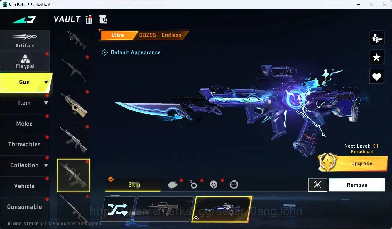 Blood Strike Accounts ASIA | ETERNAL ZERO|2 BLEACH|1 S7DS|1 LGD Melee|2 image 11