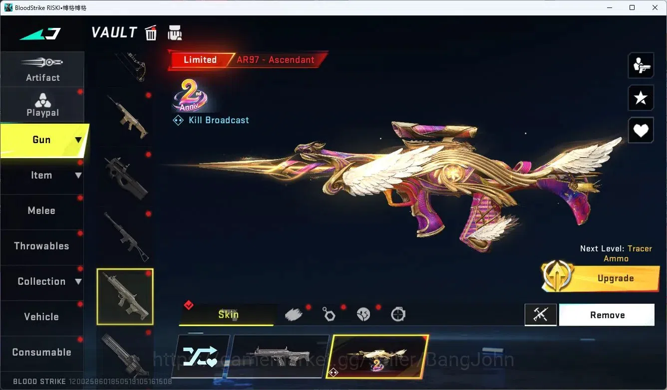 Blood Strike Accounts ASIA | ETERNAL ZERO|2 BLEACH|1 S7DS|1 LGD Melee|2 image 16