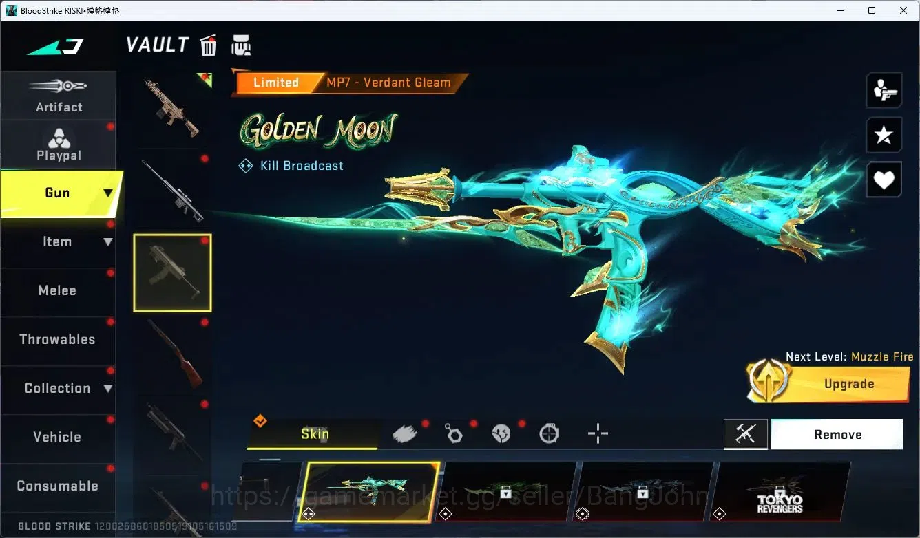 Blood Strike Accounts ASIA | ETERNAL ZERO|2 BLEACH|1 S7DS|1 LGD Melee|2 image 8