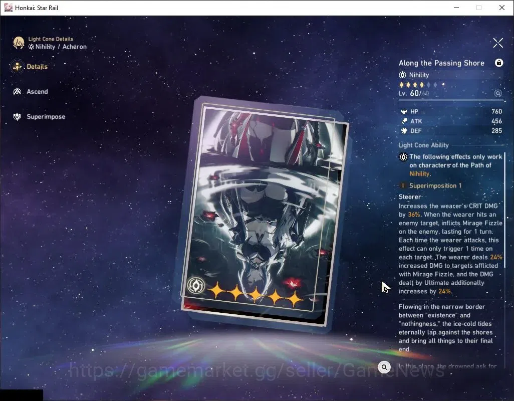 Honkai Star Rail Accounts Asia|TL 64|Phainon Prem Team|7 Limited|Acheron+Sig image 6
