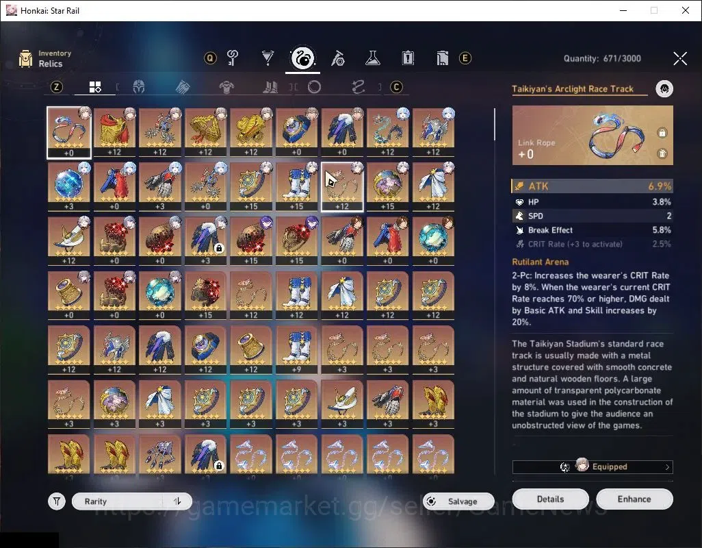 Honkai Star Rail Accounts Asia|TL 64|Phainon Prem Team|7 Limited|Acheron+Sig image 7