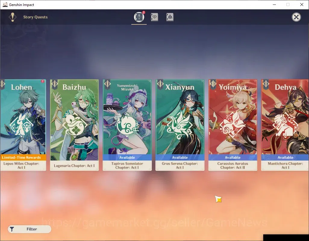 Genshin Impact Accounts ASIA|AR 57|8 Limited +2 (*5Weapon)|Neuvilette,Kazu image 15