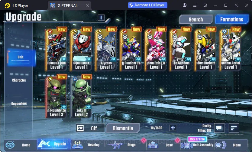 SD Gundam G Generation ETERNAL Accounts Global Rank 1 | FreshStory | 100+K Diamond, Selector Banner On, 8Gundam SSR+ 2Supp 3