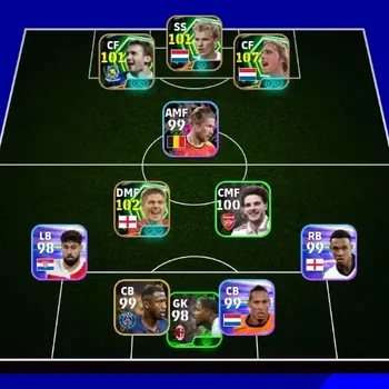 eFootball Accounts Legends & Iconic Players Android|PW 3108|Dennis Bergkamp Epic,Johan Cruyff Epic,Steven Gerrard