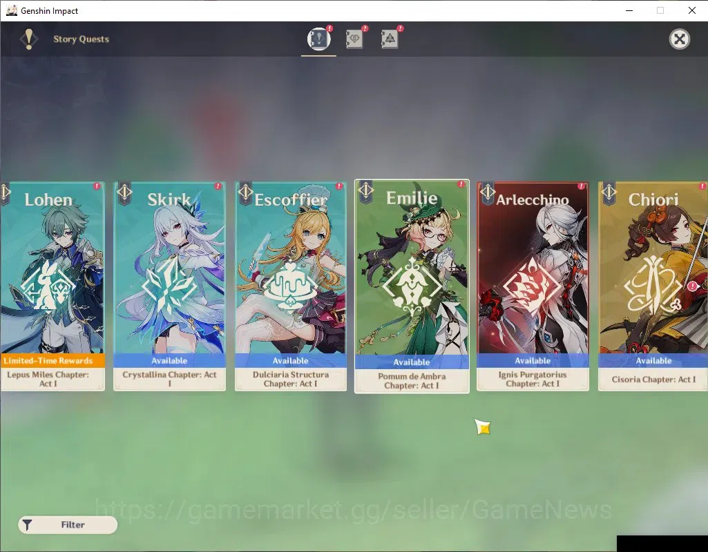 Genshin Impact Accounts ASIA | AR 55 | BD Unset | 1 Limited [LohenC3] + 4( image 17