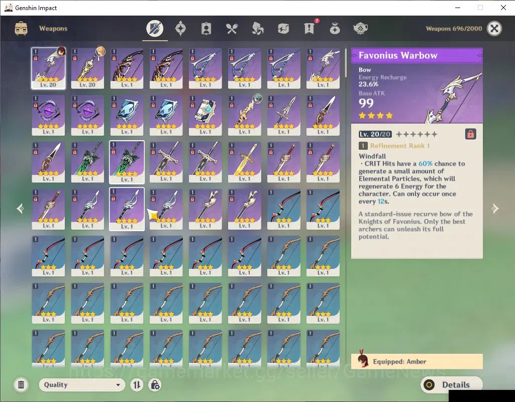 Genshin Impact Accounts ASIA | AR 55 | BD Unset | 1 Limited [LohenC3] + 4( image 5