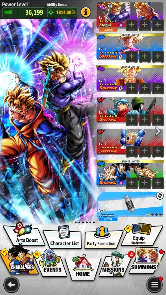 Dragon Ball Legends Accounts High-End Androidl |Lvl 158|10M Total Power | 26K CC | 1 UL | 1 LR | UL Super Saiyan Goku | LR 3