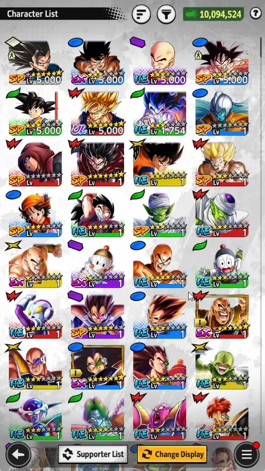 Dragon Ball Legends Accounts High-End Androidl |Lvl 158|10M Total Power | 26K CC | 1 UL | 1 LR | UL Super Saiyan Goku | LR 7