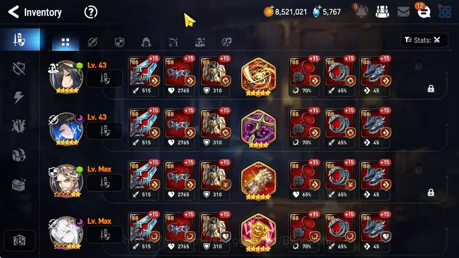 Epic Seven Accounts Global Unferif|2ML Salome,LoneWolf|SStone 5,7|Rank image 6