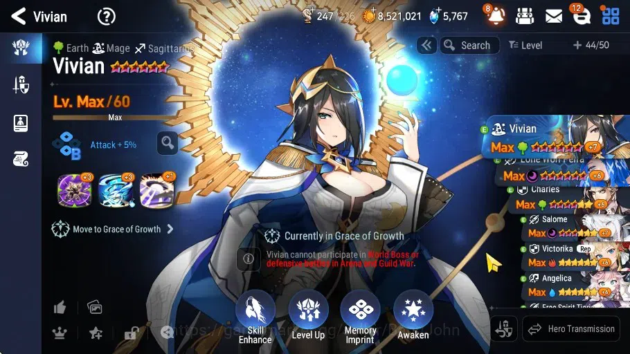 Epic Seven Accounts Global Unferif|2ML Salome,LoneWolf|SStone 5,7|Rank image 7