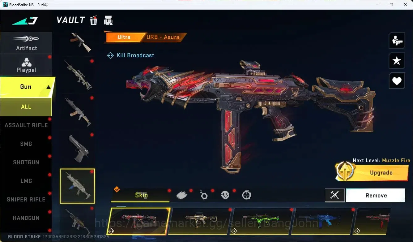 Blood Strike Accounts ASIA | Eternal Desert Eagle Scorpius Lv1 | 2 7DS | image 14
