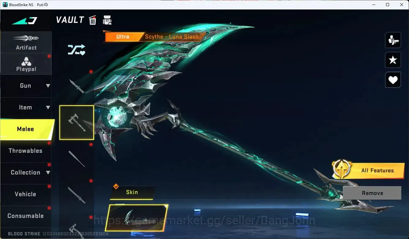 Blood Strike Accounts ASIA | Eternal Desert Eagle Scorpius Lv1 | 2 7DS | image 8