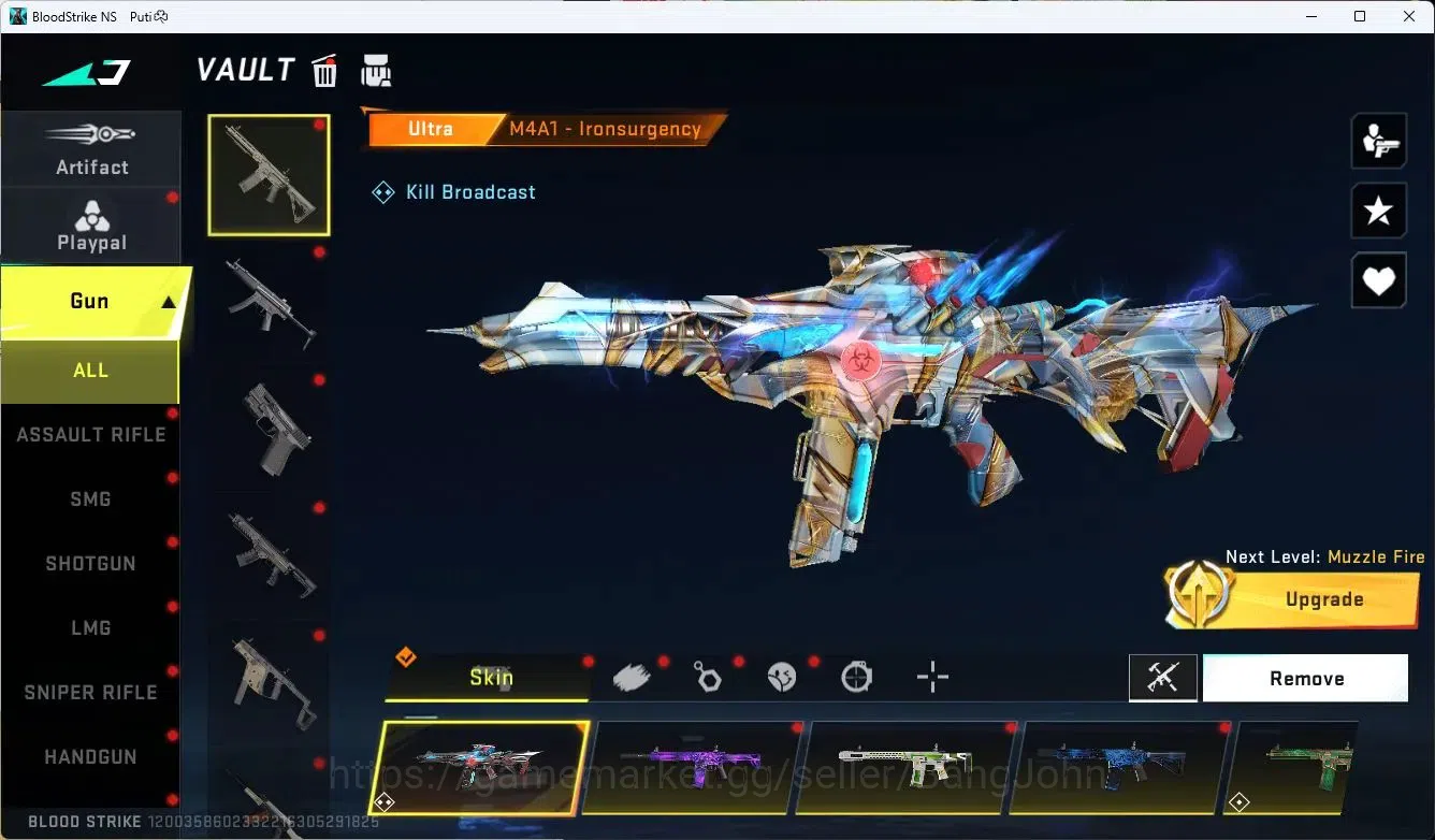 Blood Strike Accounts ASIA | Eternal Desert Eagle Scorpius Lv1 | 2 7DS | image 9