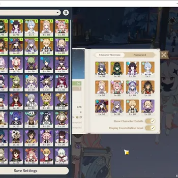 Genshin Impact Accounts Others Asia|AR 56|Premium Team Nefer|6 Limited + 3(*5