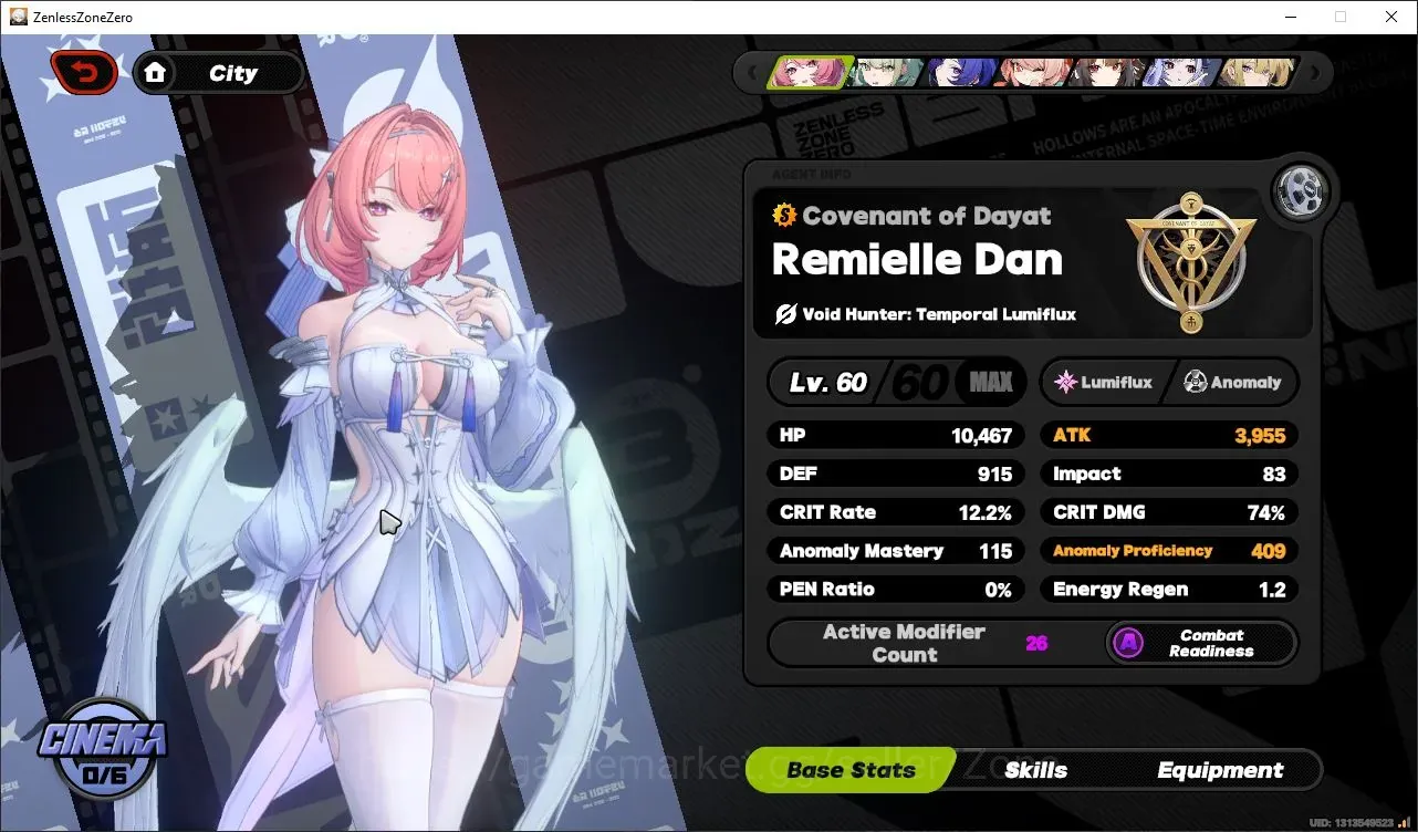 Zenless Zone Zero Accounts Starter ASIA|IK 56|12Limit+3VH(Remielle+sign,Miyabi,YSG)+PremTeam Remielle,PremTeam YSG|MC 1