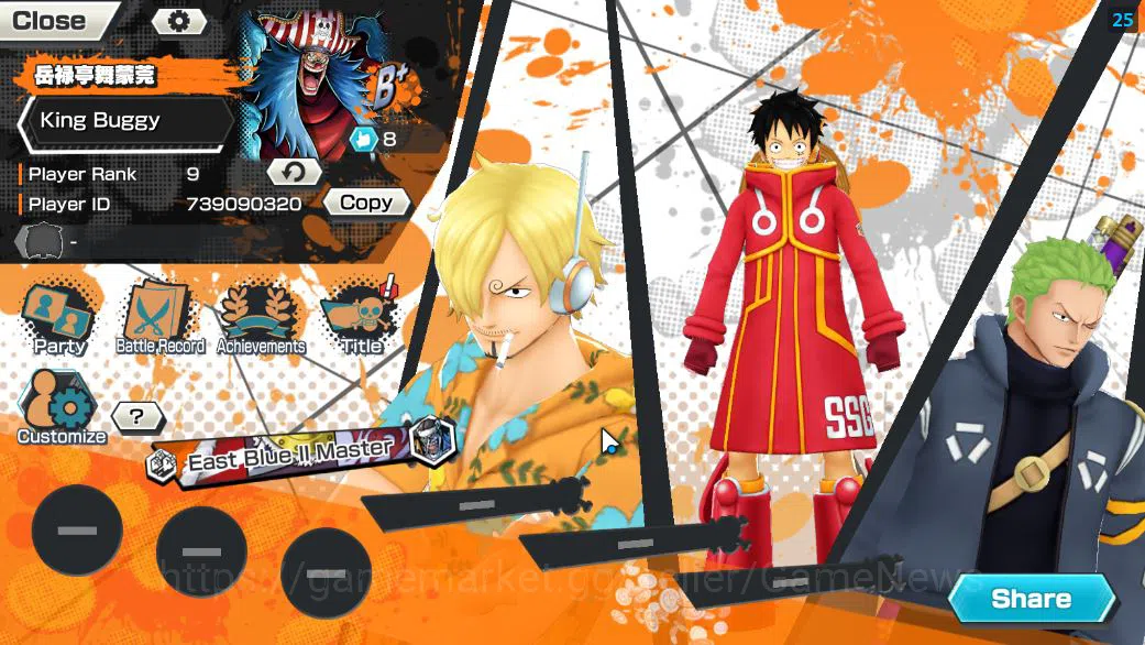 One Piece Bounty Rush Accounts Starter Global|4 EX|BP Kuzan,5Elder Saturn,TFE Marshal D.Teach,GP Edward Newgate|Rank 2