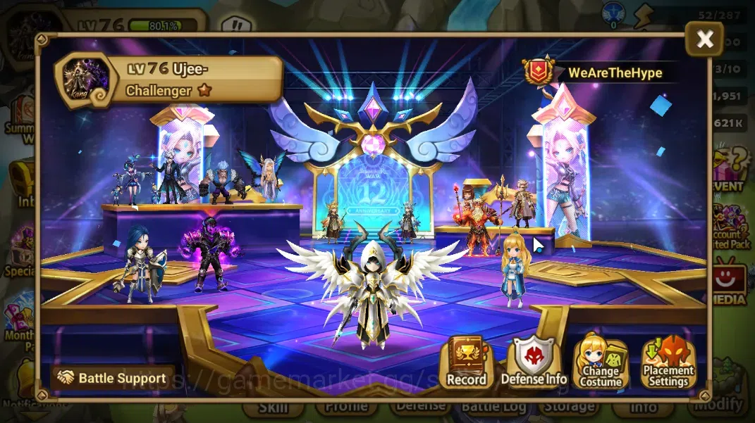 Summoners War: Sky Arena Accounts GLOBAL Lv76 2LND Combo (Artamiel, Gurkha)| 11 NB5  image 3
