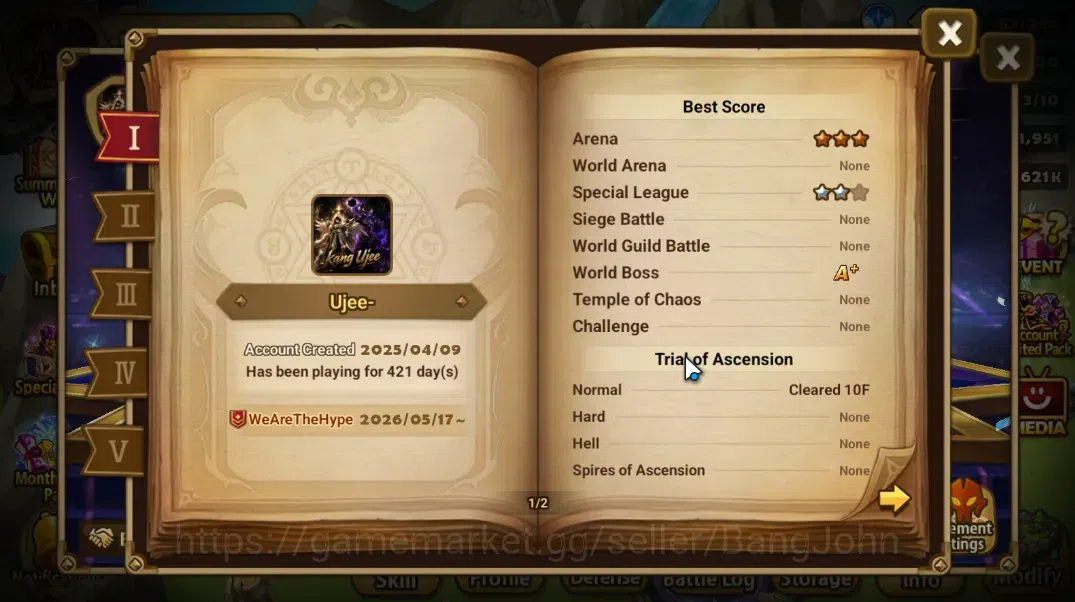 Summoners War: Sky Arena Accounts GLOBAL Lv76 2LND Combo (Artamiel, Gurkha)| 11 NB5  image 4