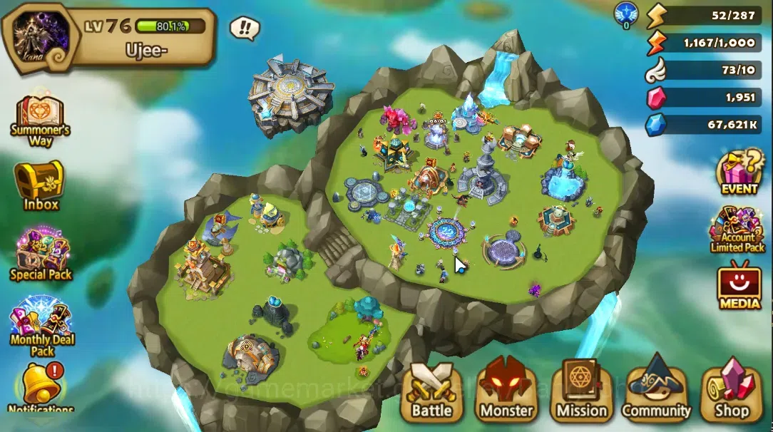 Summoners War: Sky Arena Accounts GLOBAL Lv76 2LND Combo (Artamiel, Gurkha)| 11 NB5  image 6