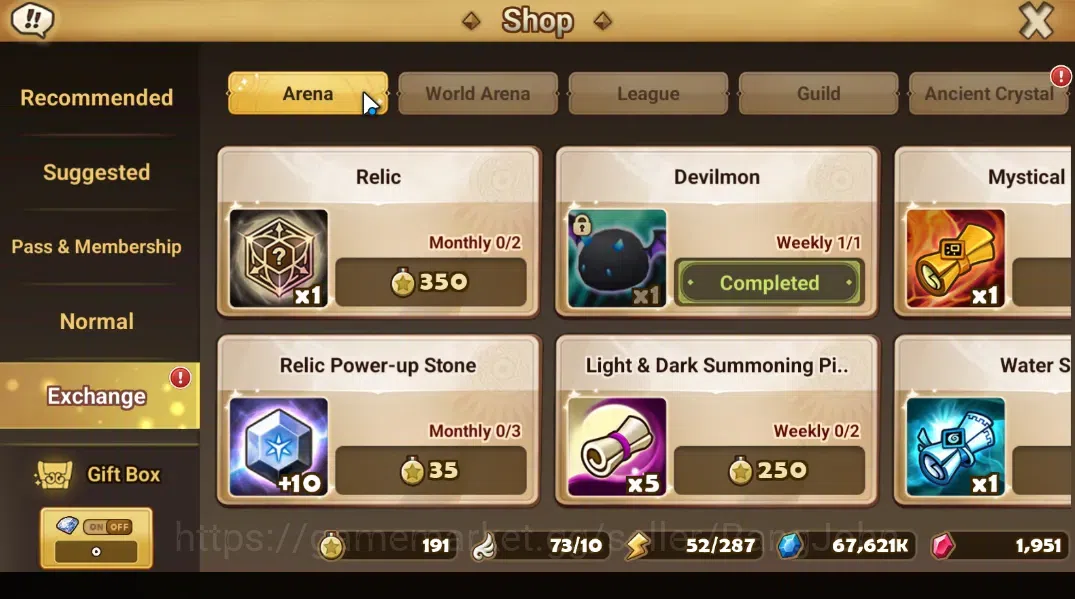 Summoners War: Sky Arena Accounts GLOBAL Lv76 2LND Combo (Artamiel, Gurkha)| 11 NB5  image 8
