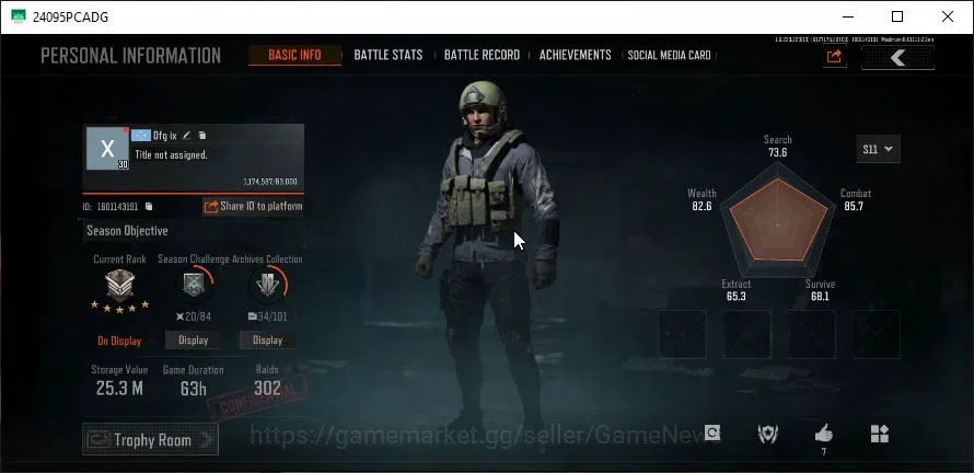 Arena Breakout Accounts [MOBILE] Lv30|SV 25M|CV 21M|Urban Sports,Fortune s image 7
