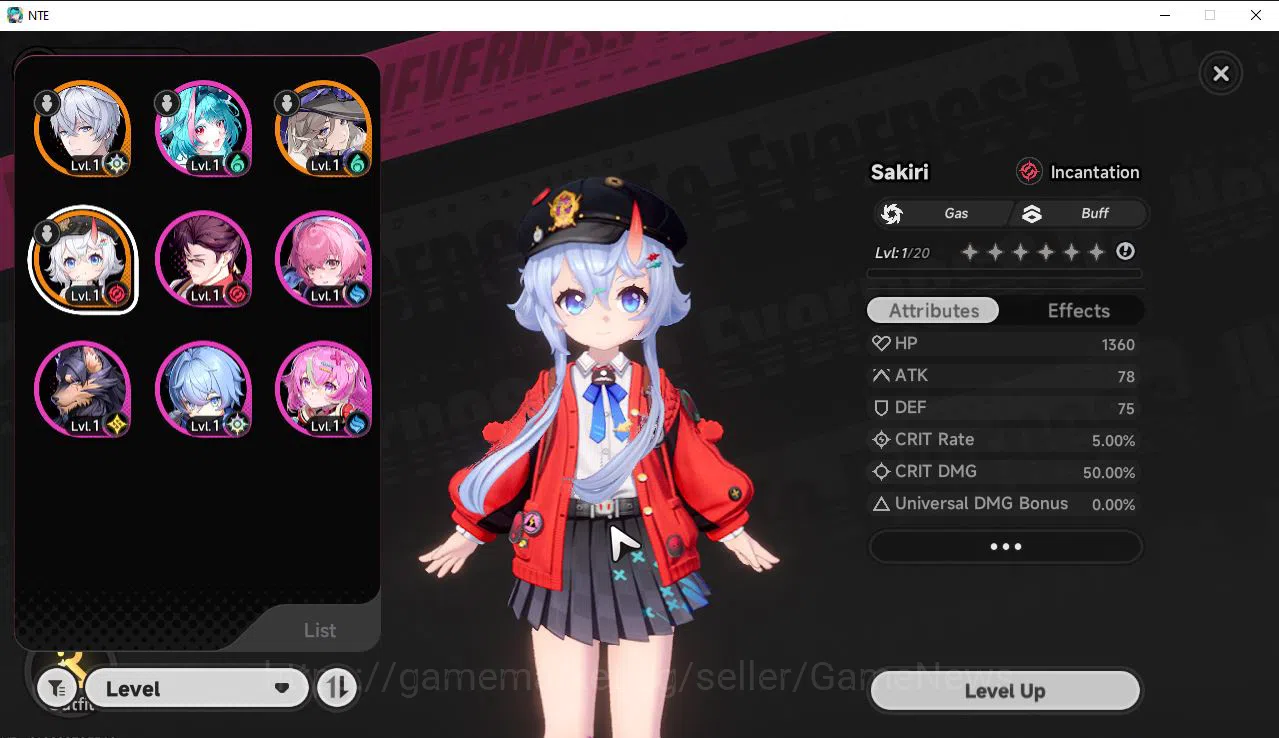Neverness to Everness Accounts GLOBAL EU |HL 3| 2 SSR [Jiuyuan,Sakiri] | 6 SR [Mi image 12