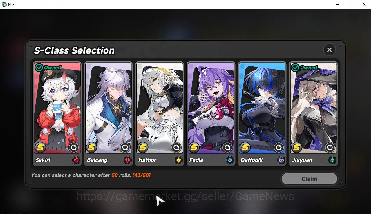 Neverness to Everness Accounts GLOBAL EU |HL 3| 2 SSR [Jiuyuan,Sakiri] | 6 SR [Mi image 8