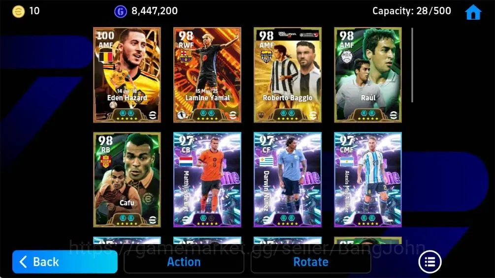 eFootball Accounts Mobile|PW 3207|Eden Hazard BigT,Lamine Yamal BigT, image 3