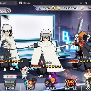 Bleach: Brave Souls Accounts Starter Global |600K BP Fresh Story|(Byakuya,Rukia,Ichigo)TYBW26|Aizen11th|Toshiro TYBW24|2