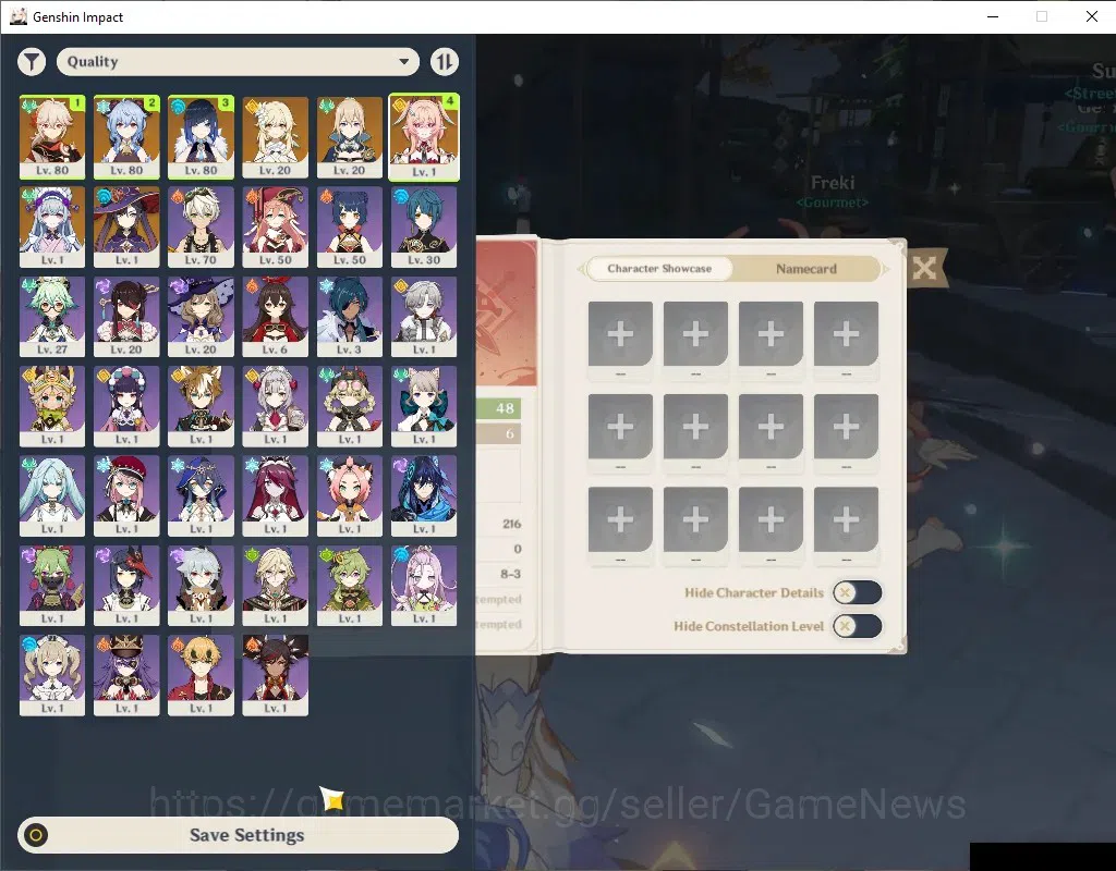 Genshin Impact Accounts ASIA|AR 48|4 Limited + 1 (*5Wep)|Linnea+Sign,Yelan image 1
