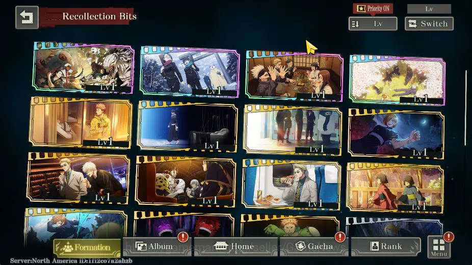 Jujutsu Kaisen: Phantom Parade Accounts NA | Starter 5 SSR Yuji, Nobara, Maki, Panda, Gojo image 6