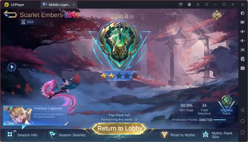 Mobile Legends: Bang Bang Accounts Global |Hero 132|Skin 307|Renowned|KOF Karina|CC N image 15