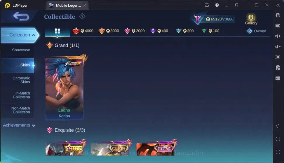 Mobile Legends: Bang Bang Accounts Global |Hero 132|Skin 307|Renowned|KOF Karina|CC N image 6