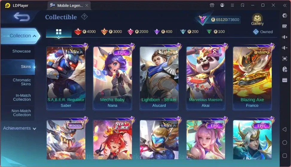 Mobile Legends: Bang Bang Accounts Global |Hero 132|Skin 307|Renowned|KOF Karina|CC N image 8