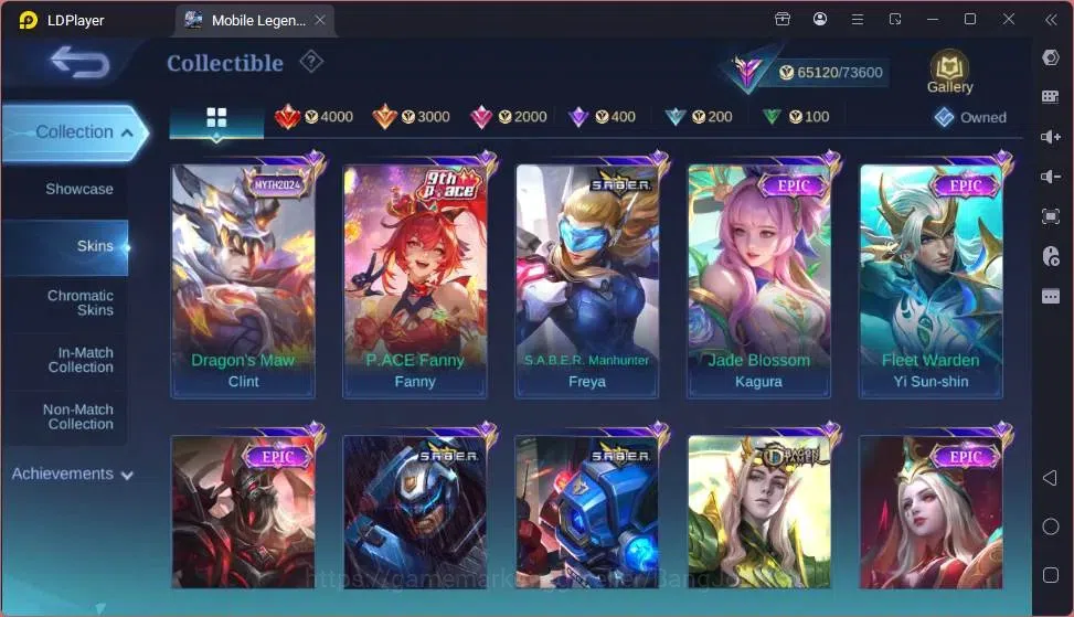 Mobile Legends: Bang Bang Accounts Global |Hero 132|Skin 307|Renowned|KOF Karina|CC N image 9