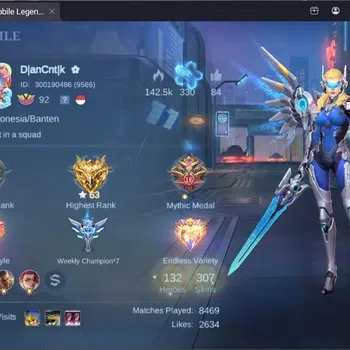 Mobile Legends: Bang Bang Collector Global |Hero 132|Skin 307|Renowned|KOF Karina|CC N image 1