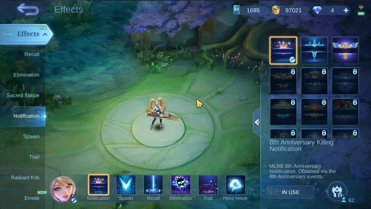 Mobile Legends: Bang Bang Accounts Hero 96|Skin 128|High Honor 32|CC Natalia,LB[Harit image 11