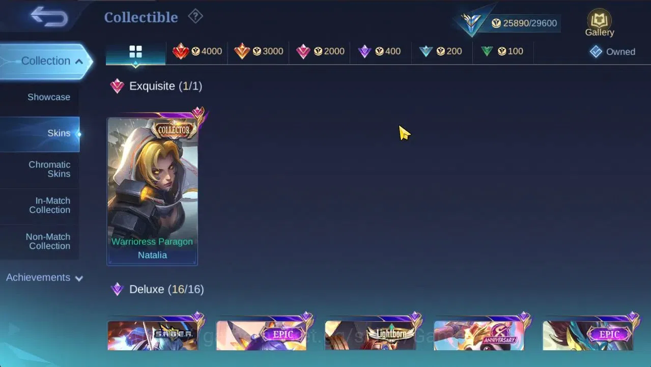 Mobile Legends: Bang Bang Accounts Hero 96|Skin 128|High Honor 32|CC Natalia,LB[Harit image 14