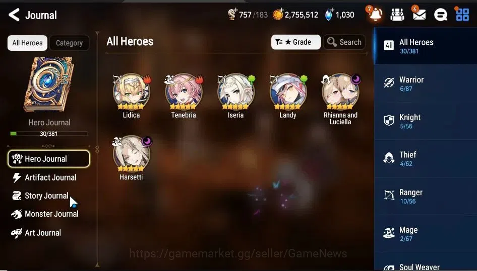 Epic Seven Accounts GLOBAL Unverif|New Era|2 ML(Rhiana&Luciel,Harsetti image 5
