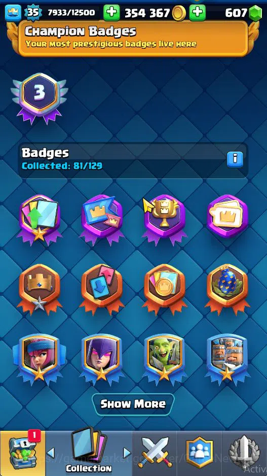 Clash Royale Accounts Lv 37|Trophy 7279|KTL 12|Limited Skin|Card 121| 2 image 19