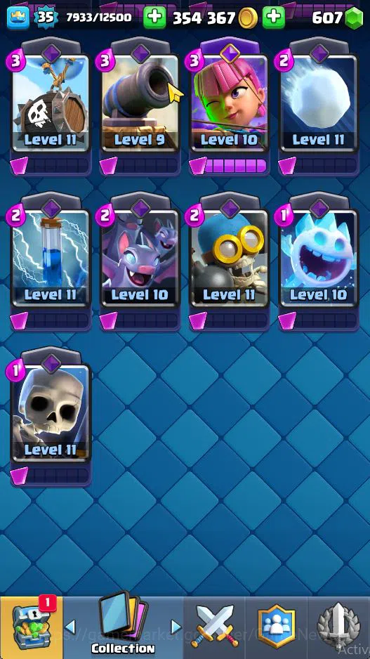 Clash Royale Accounts Lv 37|Trophy 7279|KTL 12|Limited Skin|Card 121| 2 image 6