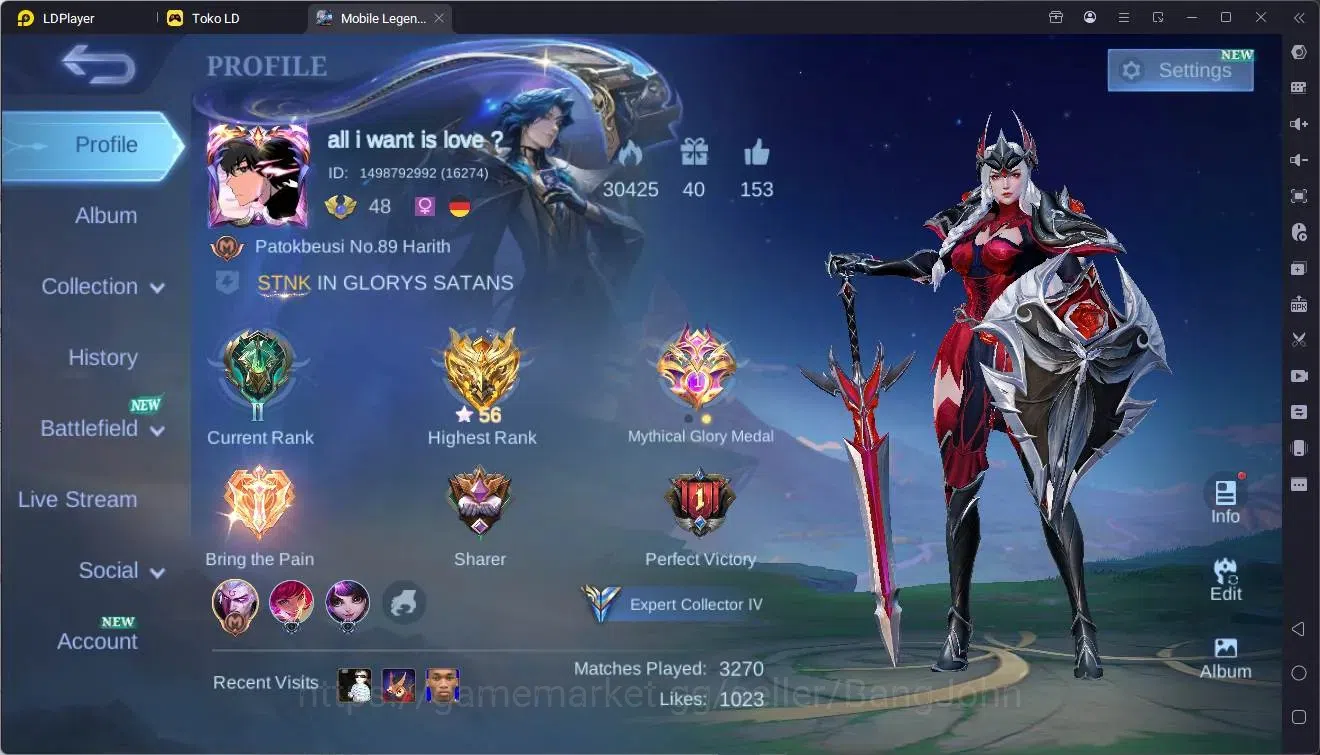 Mobile Legends: Bang Bang Accounts Global|Hero 95|Skin 133|Expert|CC Natalia|Meowkin image 1