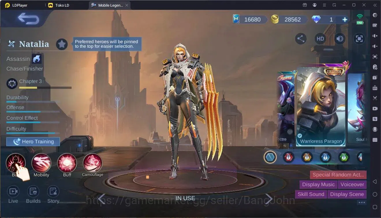 Mobile Legends: Bang Bang Accounts Global|Hero 95|Skin 133|Expert|CC Natalia|Meowkin image 16