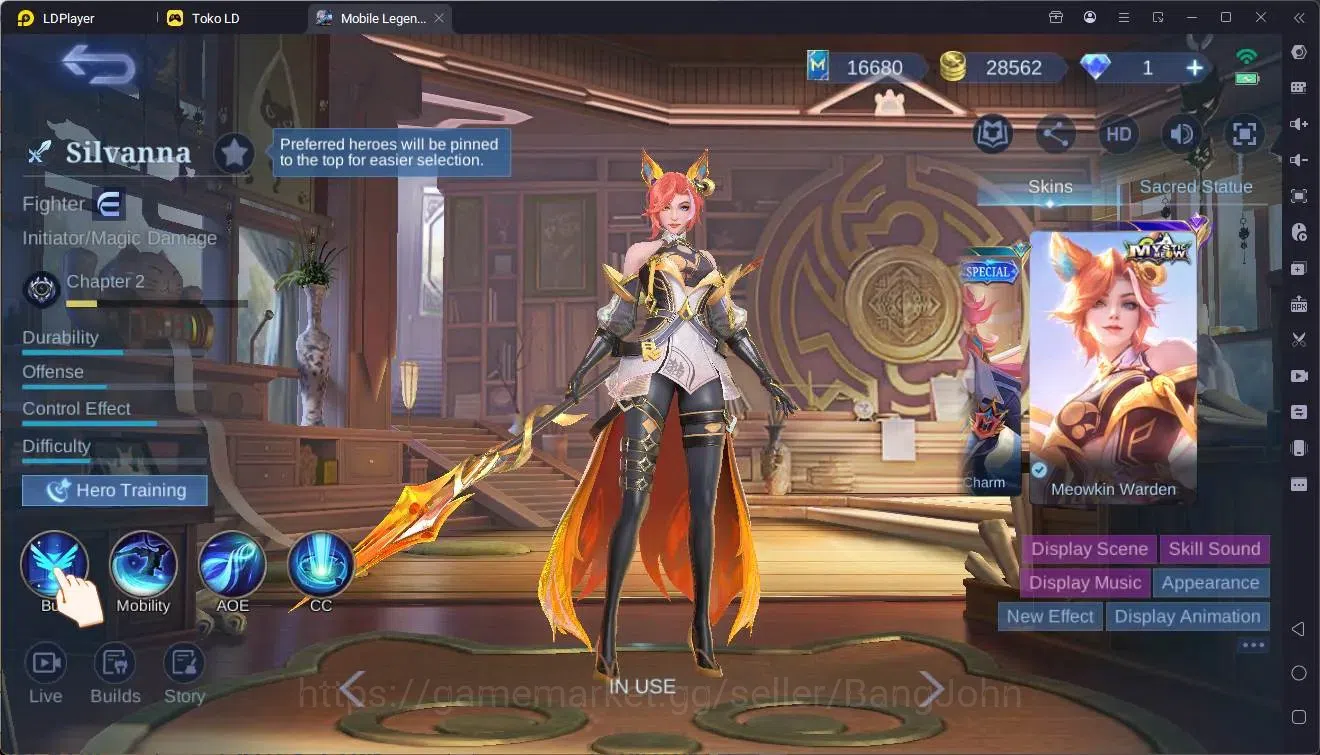 Mobile Legends: Bang Bang Accounts Global|Hero 95|Skin 133|Expert|CC Natalia|Meowkin image 18