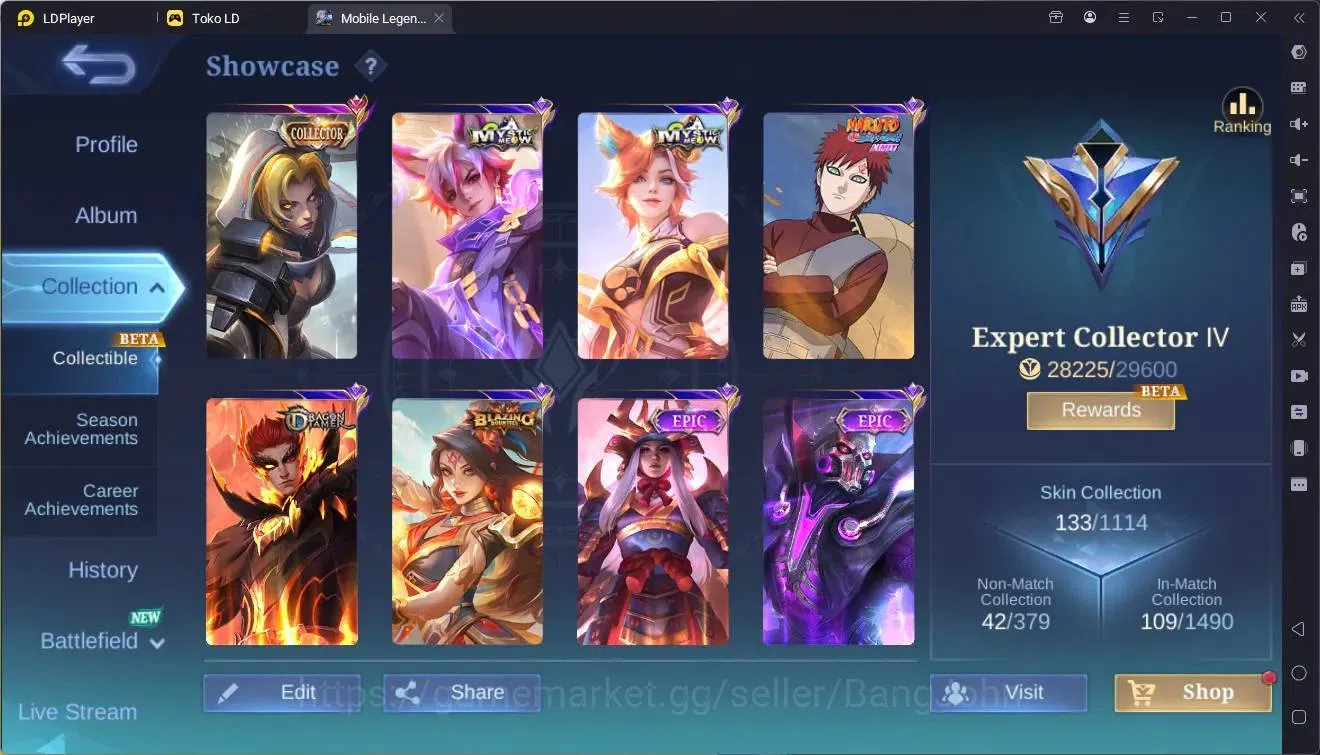 Mobile Legends: Bang Bang Accounts Global|Hero 95|Skin 133|Expert|CC Natalia|Meowkin image 2